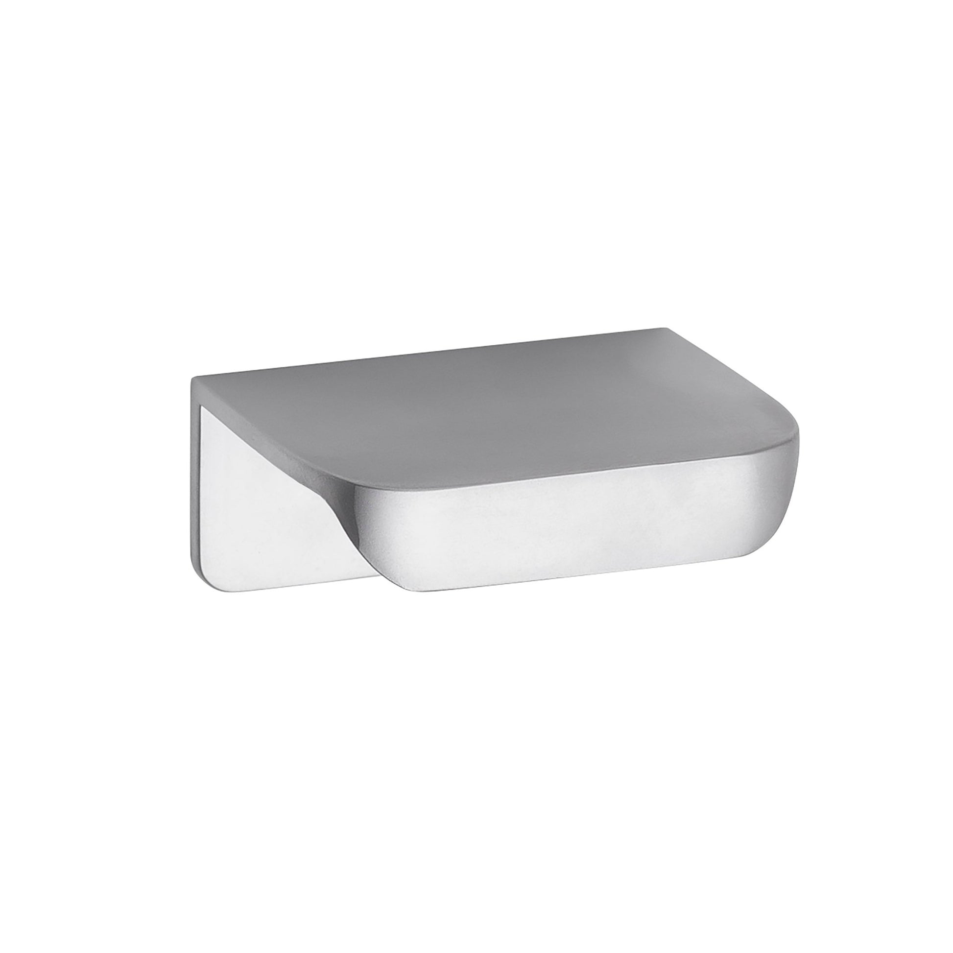 Nui Handles Small Rear Fixed Handle 50mm Contemporary Chrome Brass 21x50x37mm - JJ Building Materials