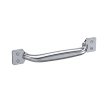Nui Handles Strap Handle 96mm Contemporary Satin Nickel Brass 126x19x23mm - JJ Building Materials