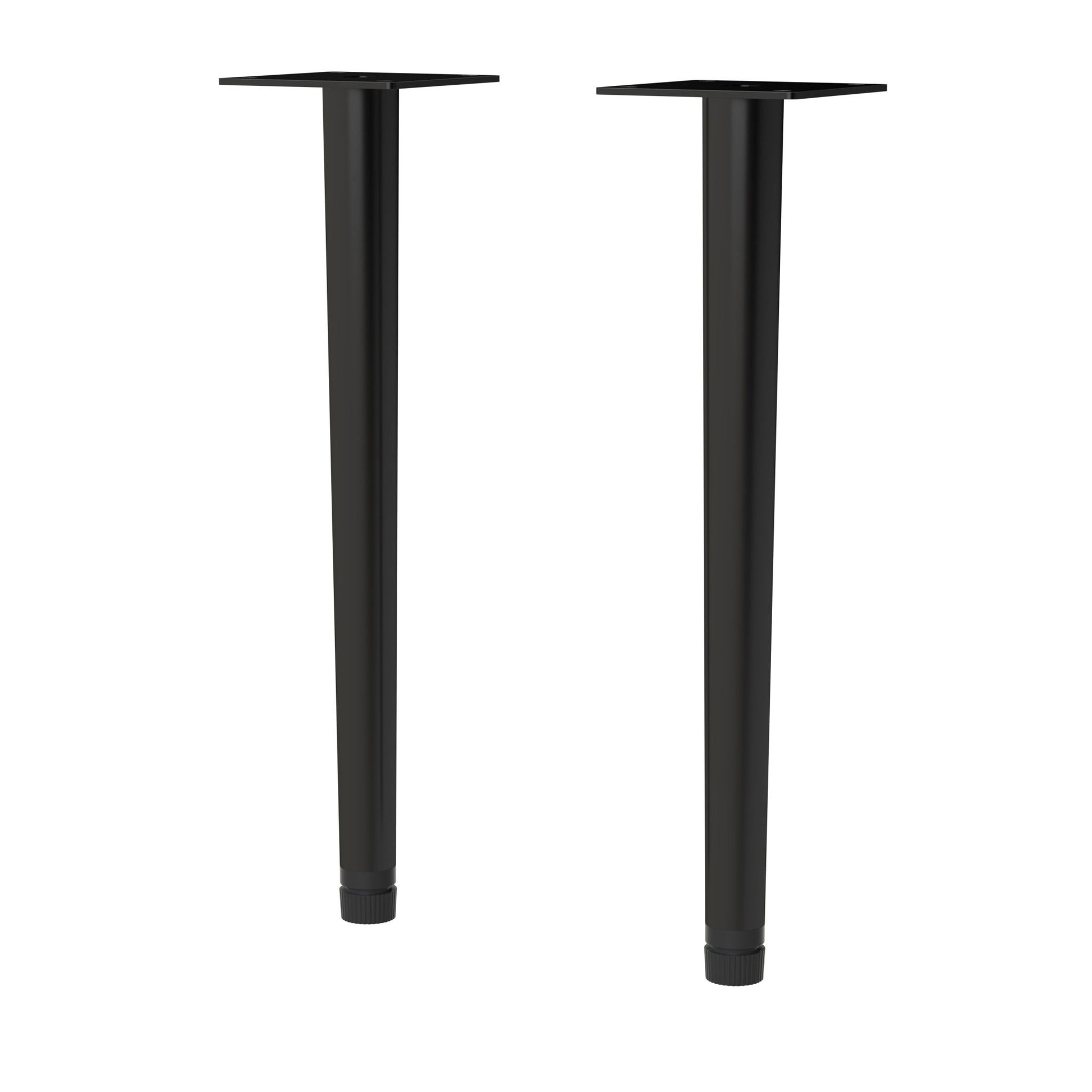 Nui Handles Wall Hung Vanity Decorative Leg Set Contemporary Black Stainless Steel 260x70x70mm - JJ Building Materials