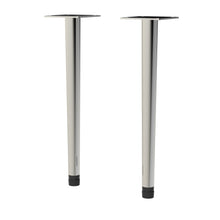 Nui Handles Wall Hung Vanity Decorative Leg Set Contemporary Chrome Stainless Steel 260x70x70mm - JJ Building Materials