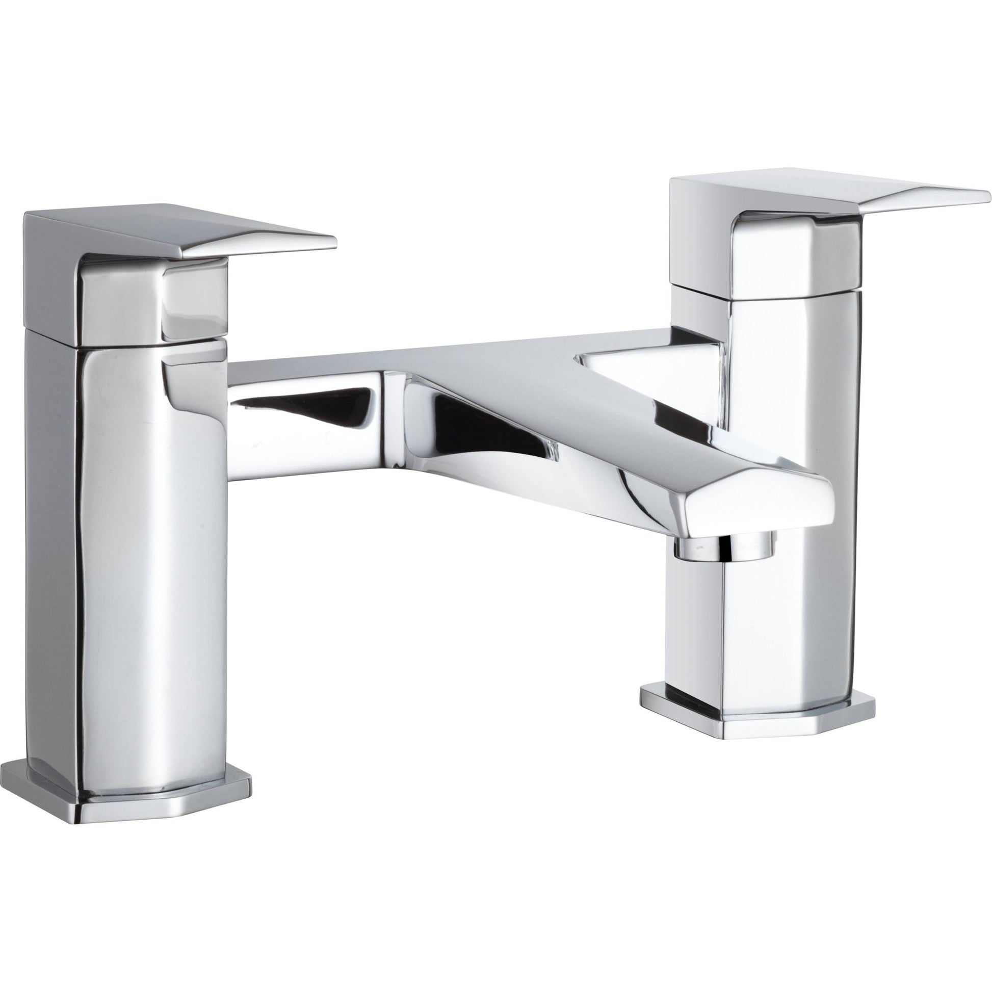 Nui Hardy Bath Filler Contemporary Chrome Brass 151x230x175mm - JJ Building Materials