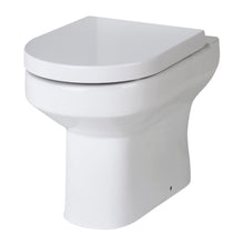 Nui Harmony Back To Wall Pan Contemporary White Vitreous China 410x370x520mm - JJ Building Materials