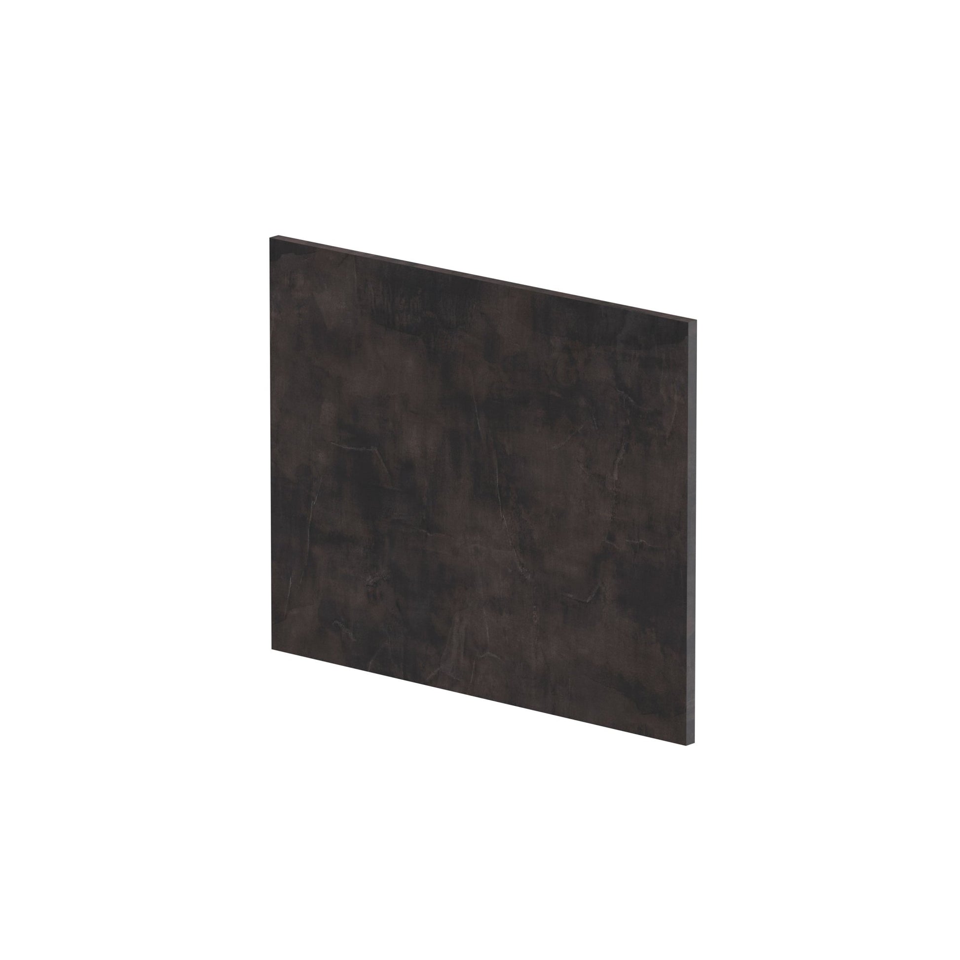 Nui Havana Shower Bath End Panel (700mm) Contemporary Metallic Slate MFC Textured Matt 520x680x18mm - JJ Building Materials