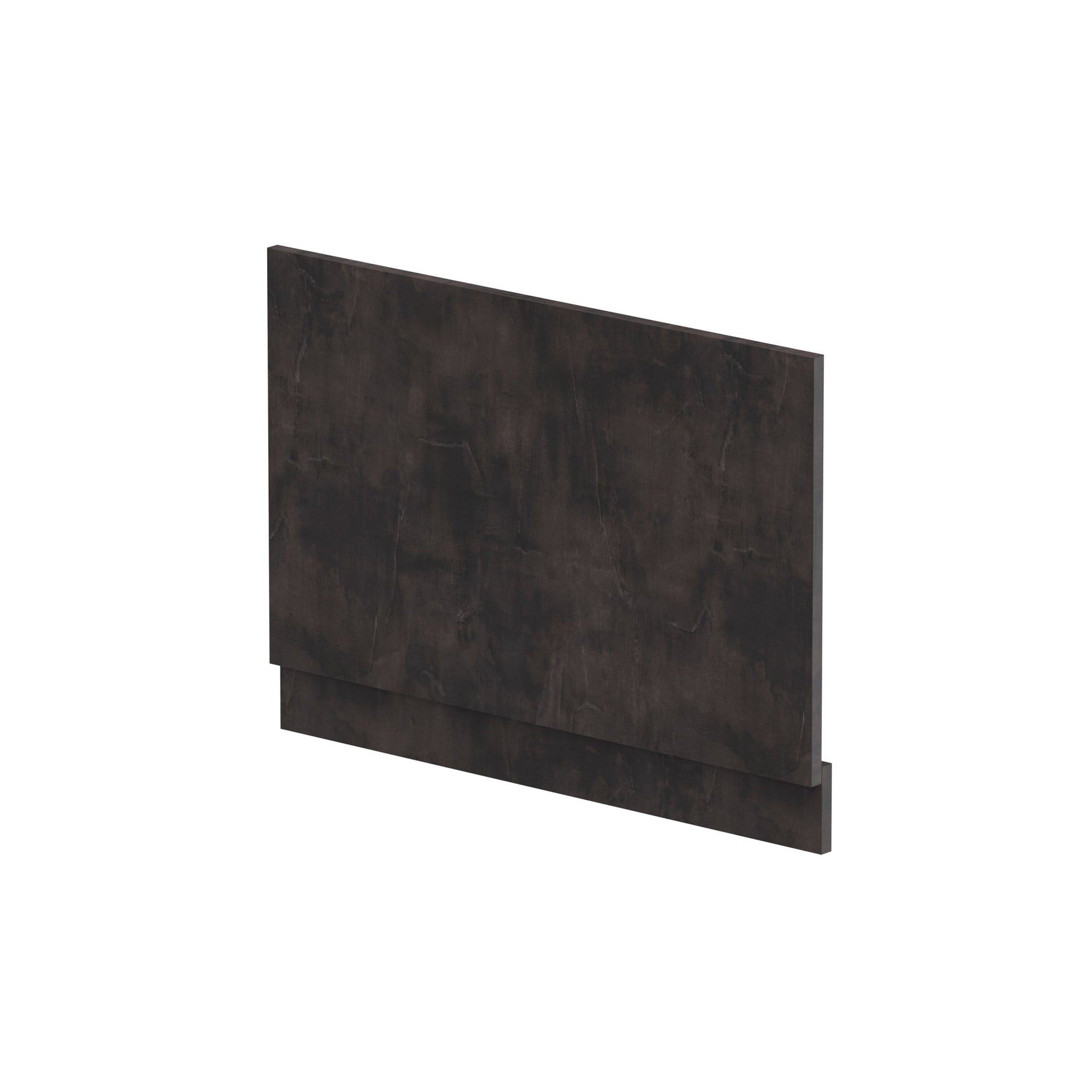Nui Havana Straight End Panel & Plinth (800mm) Contemporary Metallic Slate MFC Textured Matt 560x780x36mm - JJ Building Materials