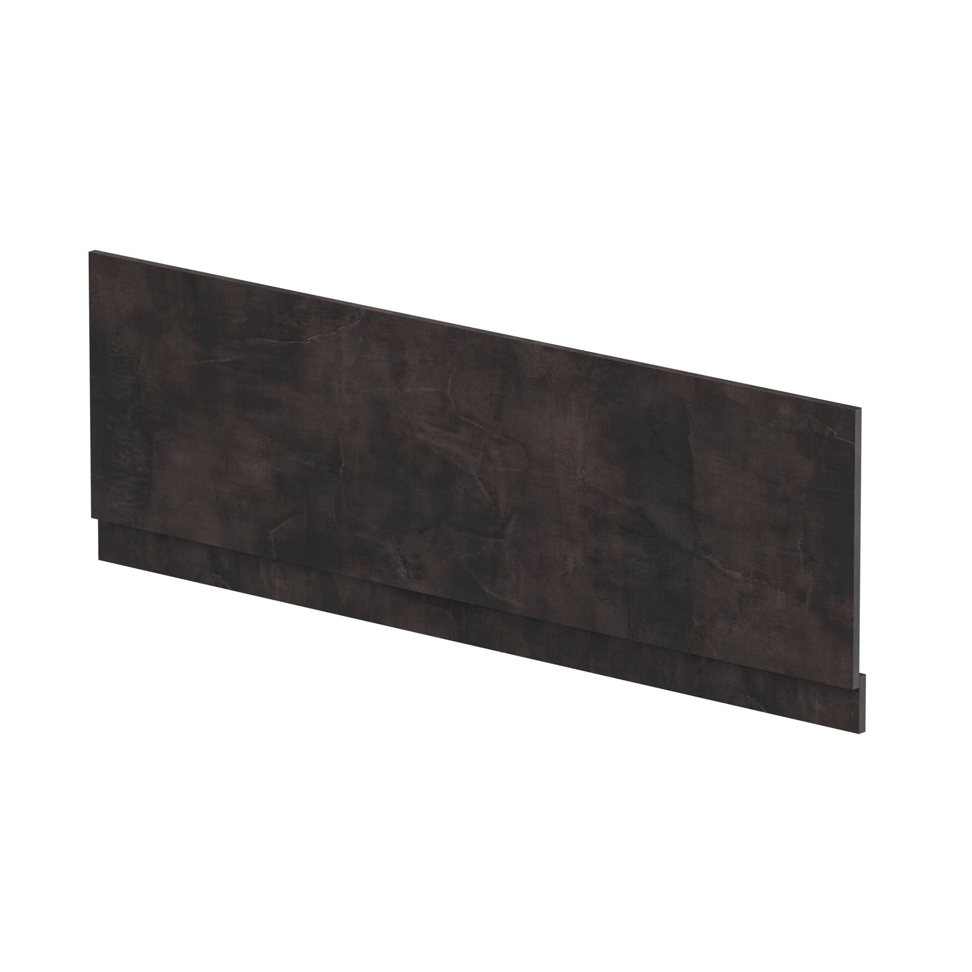 Nui Havana Straight Front Panel & Plinth (1700mm) Contemporary Metallic Slate MFC Textured Matt 560x1695x36mm - JJ Building Materials