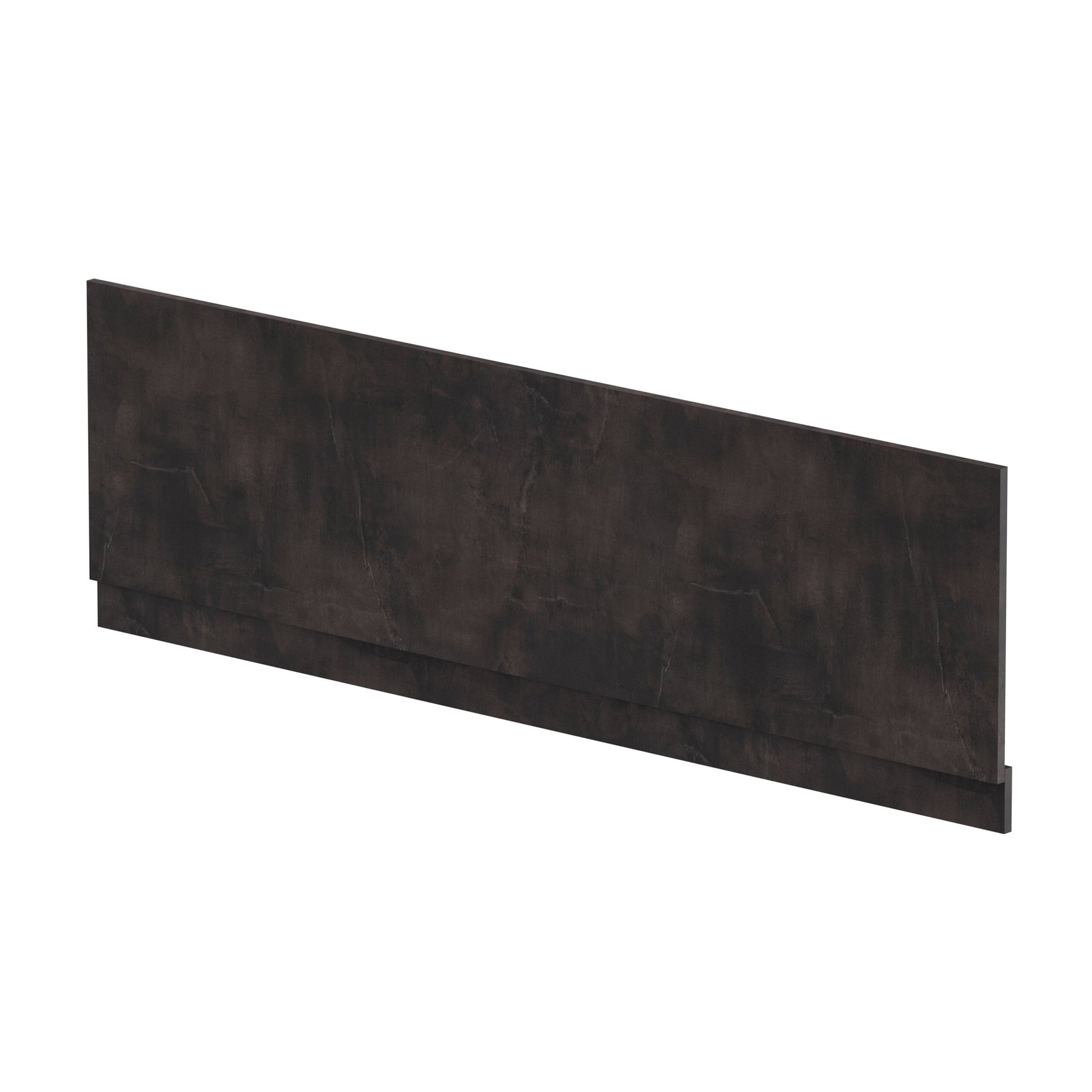 Nui Havana Straight Front Panel & Plinth (1800mm) Contemporary Metallic Slate MFC Textured Matt 560x1795x36mm - JJ Building Materials