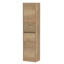 Nui Havana Tall Unit Contemporary Autumn Oak MFC Textured Woodgrain 1433x350x255mm - JJ Building Materials