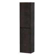 Nui Havana Tall Unit Contemporary Metallic Slate MFC Textured Matt 1433x350x255mm - JJ Building Materials