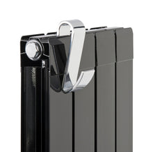 Nui Heating Extras Radiator Hook Contemporary Chrome Stainless Steel 115x30x65mm - JJ Building Materials