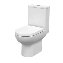 Nui Isla Compact Pan & Cistern Contemporary White Vitreous China 800x375x620mm - JJ Building Materials