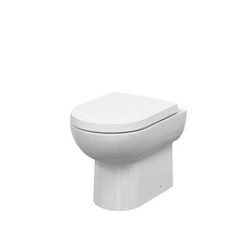 Nui Isla Round Btw Pan Contemporary White Vitreous China 400x370x525mm - JJ Building Materials