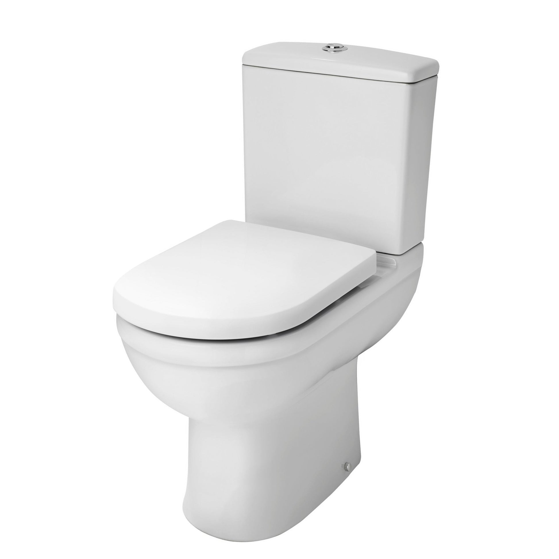 Nui Ivo Comfort Height Pan & Cistern Contemporary White Vitreous China 850x350x640mm - JJ Building Materials