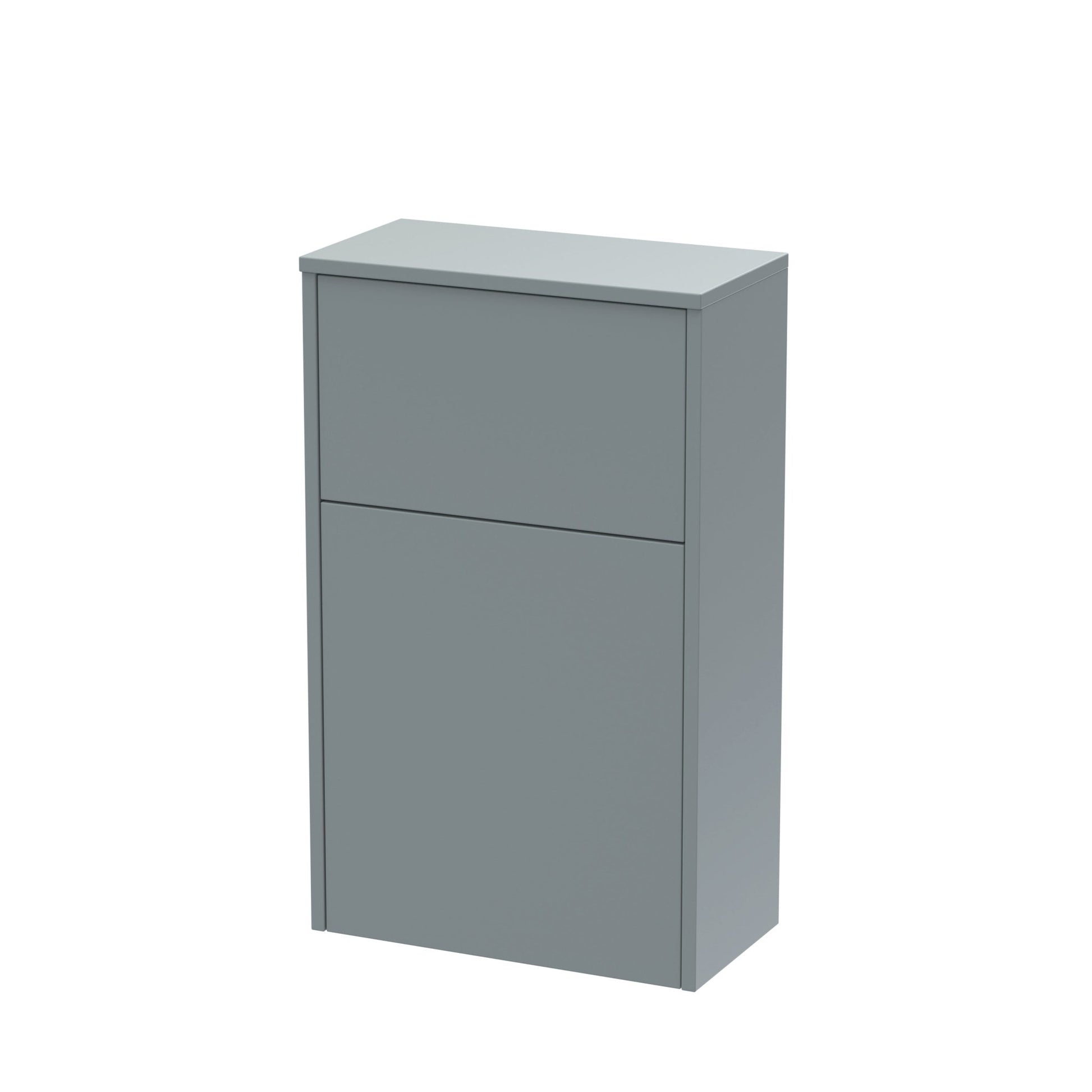 Nui Juno 500mm Wc Unit Contemporary Coastal Grey MFC Smooth Matt 821x502x260mm - JJ Building Materials