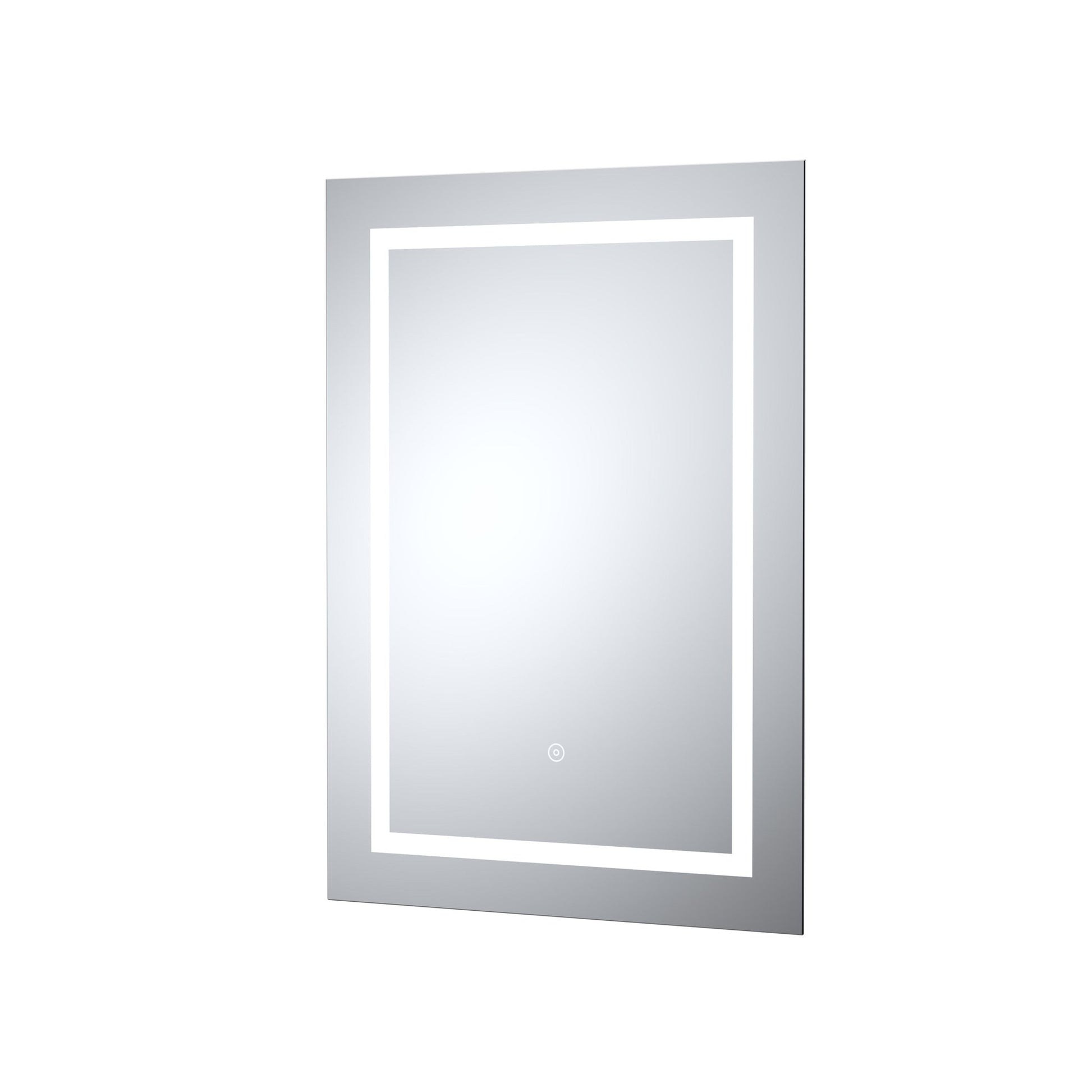 Nui Led Touch Sensor 700 X 500 Touch Sensor Mirror Contemporary Silver Aluminium 700x500x33mm - JJ Building Materials