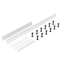 Nui Leg Sets And Plinths Leg Set & Plinth Kit (1700 &1000 Plinth) Contemporary White ABS 12x105x12mm - JJ Building Materials