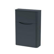 Nui Lunar 550mm Wc Unit Contemporary Soft Black MFC Painted Matt 800x550x205mm - JJ Building Materials