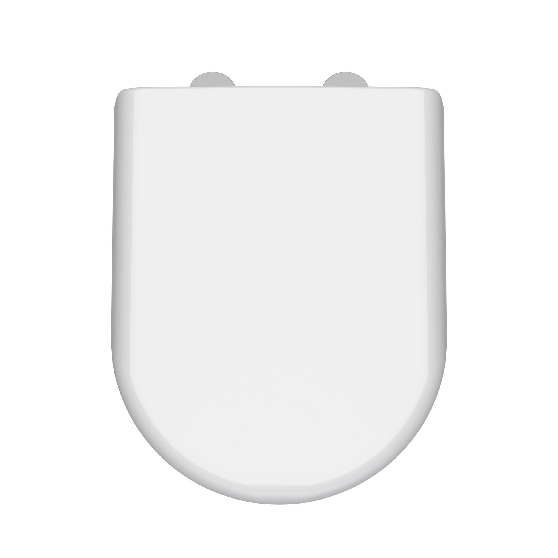 Nui Luxury Soft Close Toilet Seat Contemporary White Polypropylene,urea 48x366x453mm - JJ Building Materials