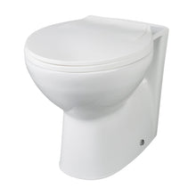 Nui Melbourne Back To Wall Pan Contemporary White Vitreous China 400x355x520mm - JJ Building Materials