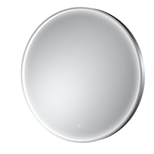 Nui Mensa Polished Chrome Frame Led Mirror - 800mm Contemporary Aluminium 800x800x47mm - JJ Building Materials
