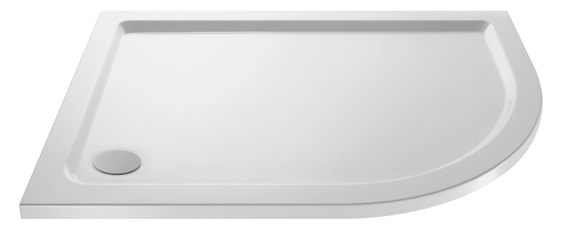 Nui Offset Quadrant Trays Offset Quad Shower Tray 1000 X 900mm Rh Contemporary White Acrylic Capped ABS Caco3 And Pu - JJ Building Materials