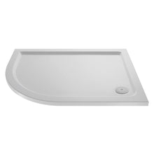 Nui Offset Quadrant Trays Slip Resistant Offset Quadrant Shower Tray Lh 1200 X 800mm Contemporary European White Acrylic Capped ABS Caco3 And Pu - JJ Building Materials