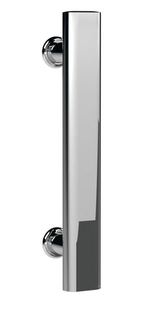 Nui Pacific Square Chrome Handle Contemporary Stainless Steel 206x30x48mm - JJ Building Materials