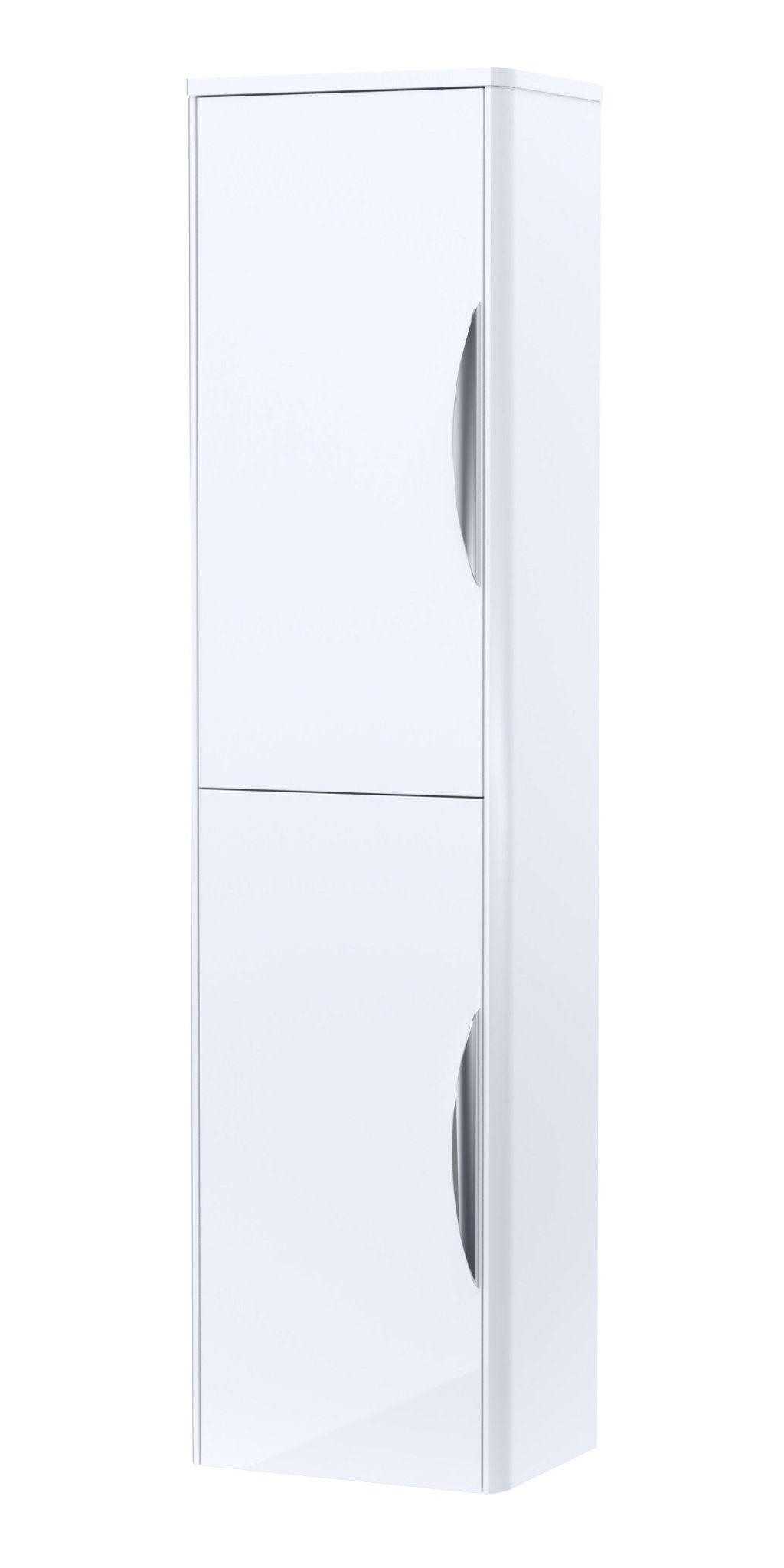 Nui Parade 350mm Tall Unit Contemporary Gloss White MFC Smooth Matt 1399x356x253mm - JJ Building Materials
