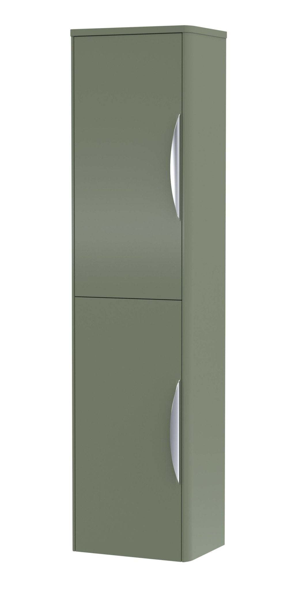 Nui Parade 350mm Tall Unit Contemporary Satin Green MFC Painted Matt 1399x356x253mm - JJ Building Materials