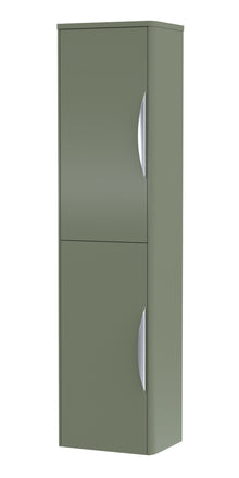 Nui Parade 350mm Tall Unit Contemporary Satin Green MFC Painted Matt 1399x356x253mm - JJ Building Materials