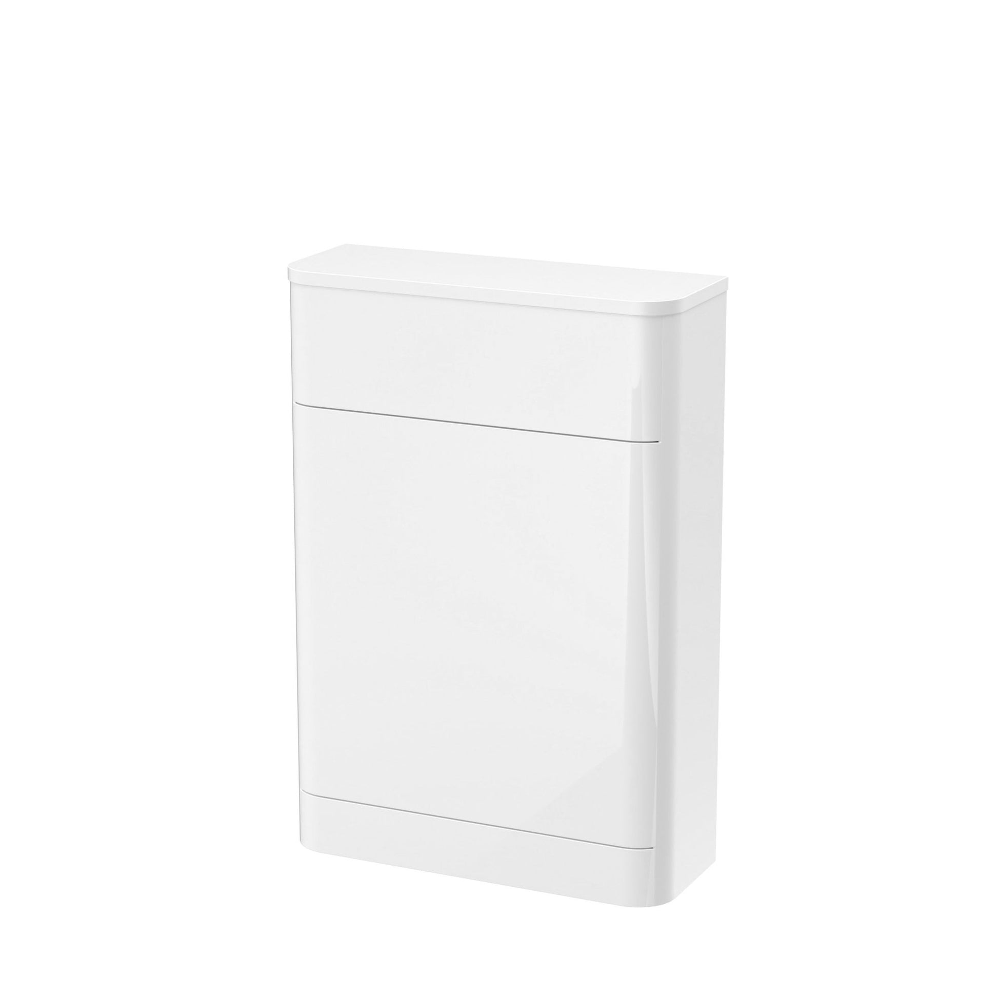 Nui Parade 550mm Wc Unit Contemporary Gloss White MFC Smooth Matt 800x550x205mm - JJ Building Materials