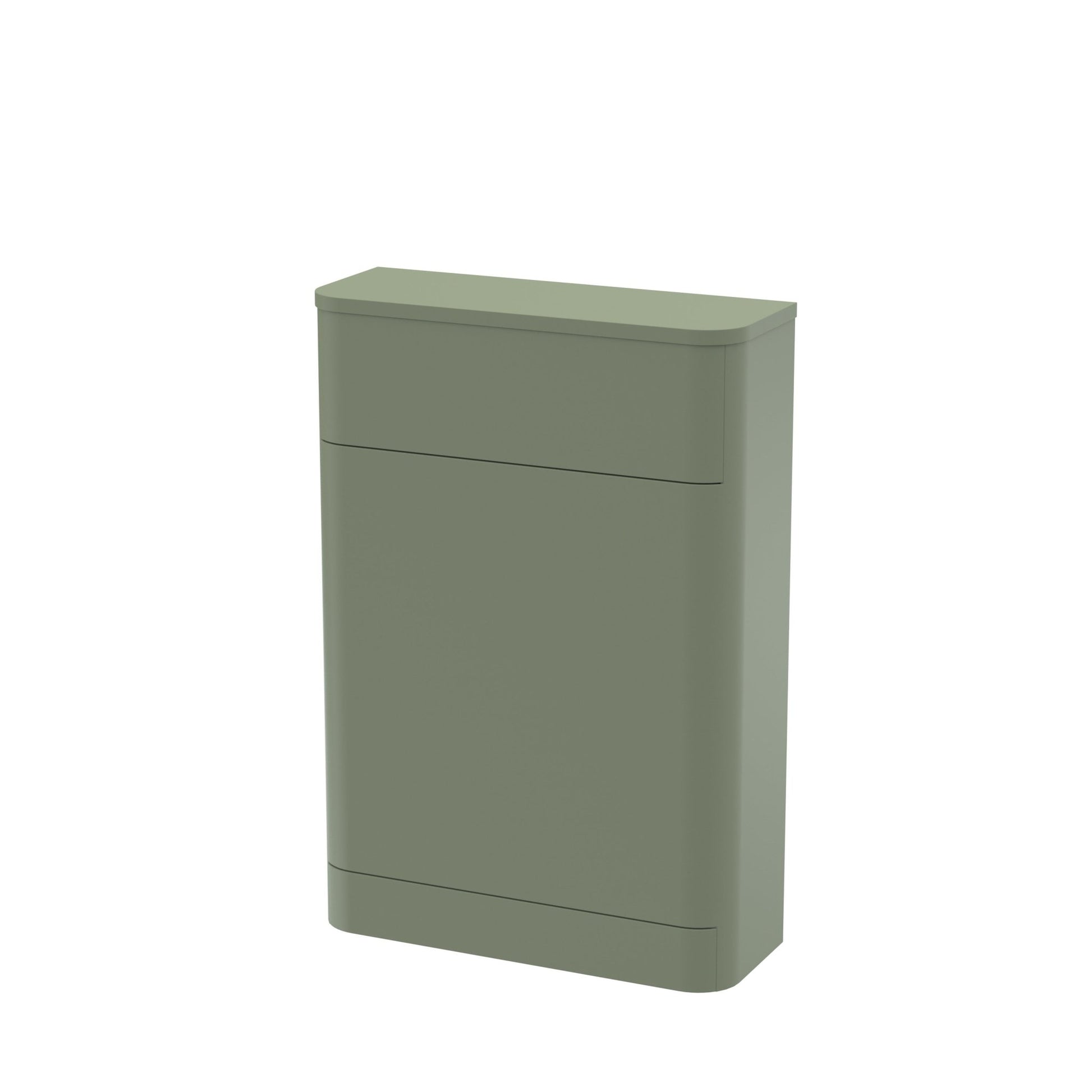 Nui Parade 550mm Wc Unit Contemporary Satin Green MFC Painted Matt 800x550x205mm - JJ Building Materials