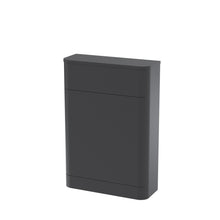 Nui Parade 550mm Wc Unit Contemporary Soft Black MFC Painted Matt 800x550x205mm - JJ Building Materials