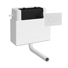 Nui Pneumatic Dual Flush Universal Access Concealed Cistern Contemporary Matt White ABS 305x364x164mm - JJ Building Materials