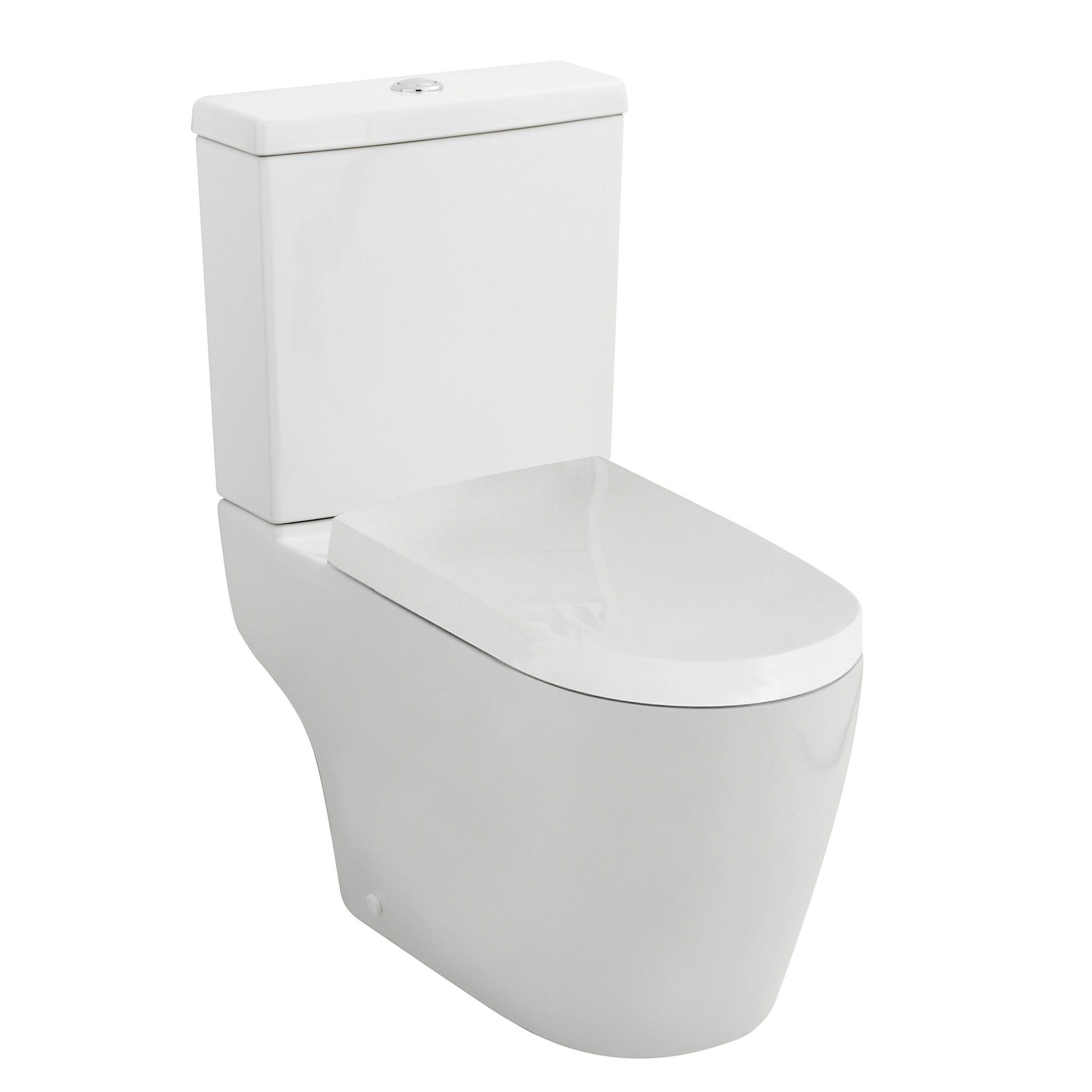 Nui Provost Semi Flush To Wall Wc Contemporary White Vitreous China 770x410x670mm - JJ Building Materials