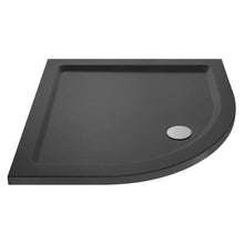 Nui Quadrant Trays Quadrant Shower Tray 1000 X 1000mm Contemporary Grey Slate Acrylic Capped ABS Caco3 And Pu - JJ Building Materials