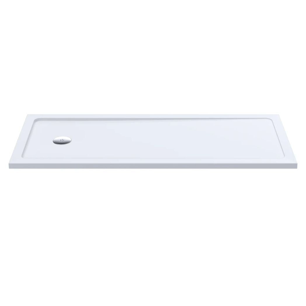 Nui Rectangular Trays Bath Replacement Shower Tray 1700 X 700mm Contemporary White Acrylic Capped ABS Caco3 And Pu - JJ Building Materials