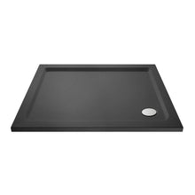 Nui Rectangular Trays Rectangular Shower Tray 1200 X 800mm Contemporary Grey Slate Acrylic Capped ABS Caco3 And Pu - JJ Building Materials