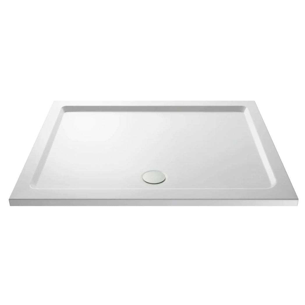 Nui Rectangular Trays Rectangular Shower Tray 1800 X 900mm Contemporary White Acrylic Capped ABS Caco3 And Pu - JJ Building Materials