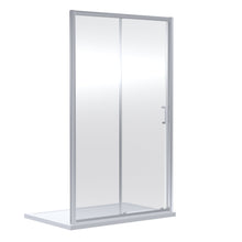 Nui Rene 1900 X 1700mm Sliding Shower Door Contemporary Chrome Aluminium 1900x1690x44mm - JJ Building Materials