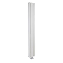 Nui Revive Compact Designer Radiator Contemporary White Steel 1800x236x78mm - JJ Building Materials