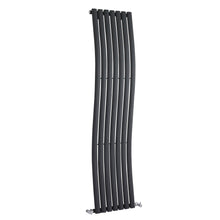 Nui Revive Designer Radiator Contemporary Anthracite Steel 1785x413x90mm - JJ Building Materials