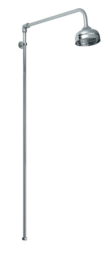 Nui Rigid Riser Kit Traditional Chrome Brass 1025x100x570mm - JJ Building Materials