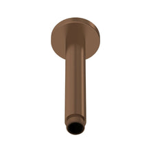 Nui Round Ceiling Arm 150mm Contemporary Brushed Bronze Brass 225x60x60mm - JJ Building Materials