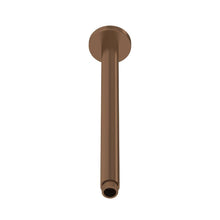 Nui Round Ceiling Arm 300mm Contemporary Brushed Bronze Brass 380x60x60mm - JJ Building Materials