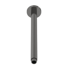 Nui Round Ceiling Arm 300mm Contemporary Brushed Pewter Brass 300x63x63mm - JJ Building Materials