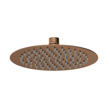 Nui Round Fixed Head 200mm In Diameter Contemporary Brushed Bronze Stainless Steel 56x200x200mm - JJ Building Materials