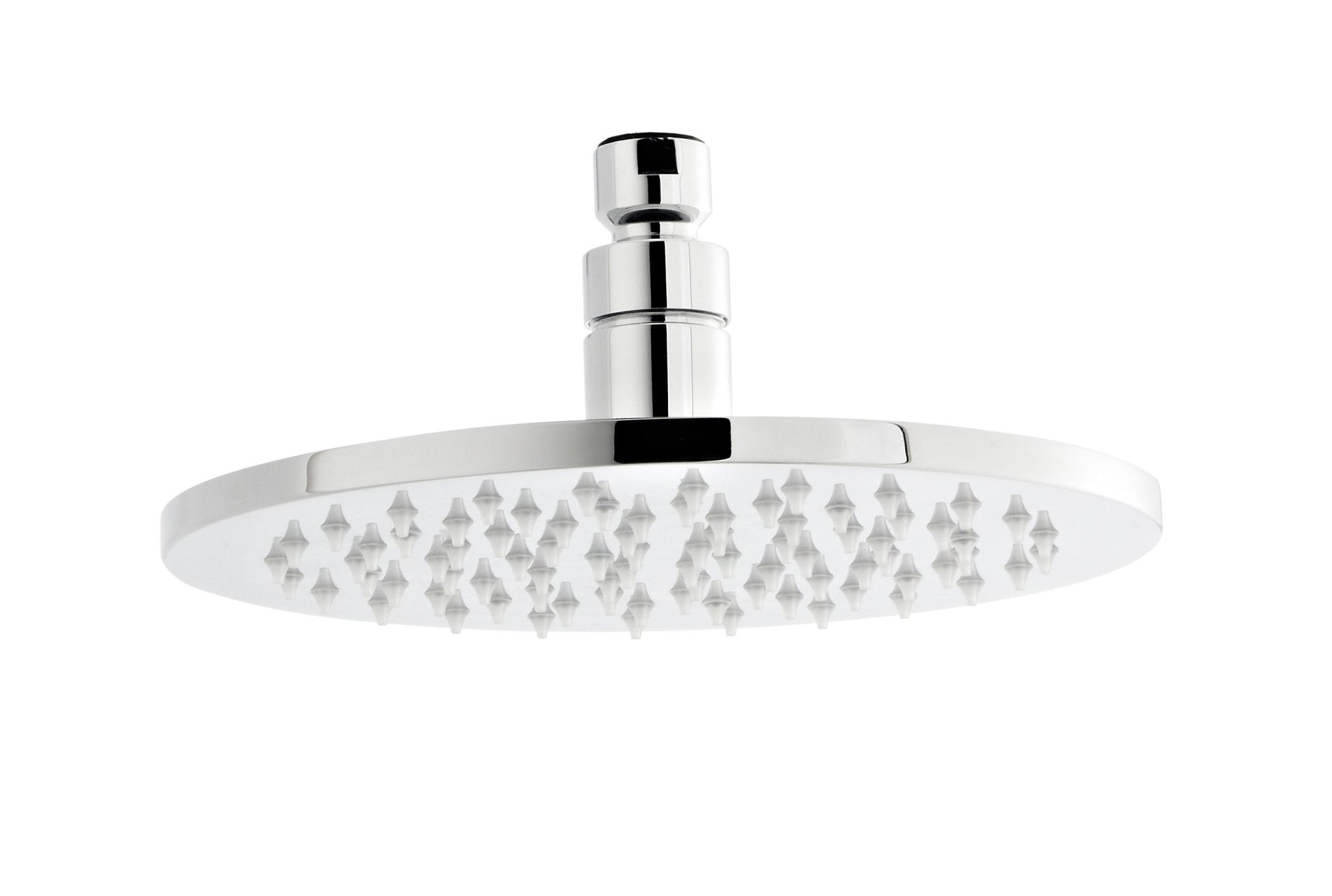 Nui Round Led Fixed Head Contemporary Chrome Brass 58x200x200mm - JJ Building Materials