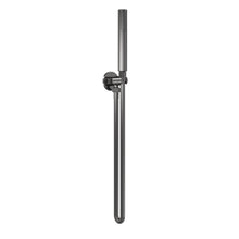 Nui Round Outlet Elbow C/w Parking Bkt & Kit Contemporary Brushed Pewter Brass ABS - JJ Building Materials