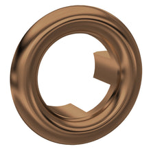 Nui Round Overflow Cover Contemporary Brushed Bronze ABS 30x30x15mm - JJ Building Materials