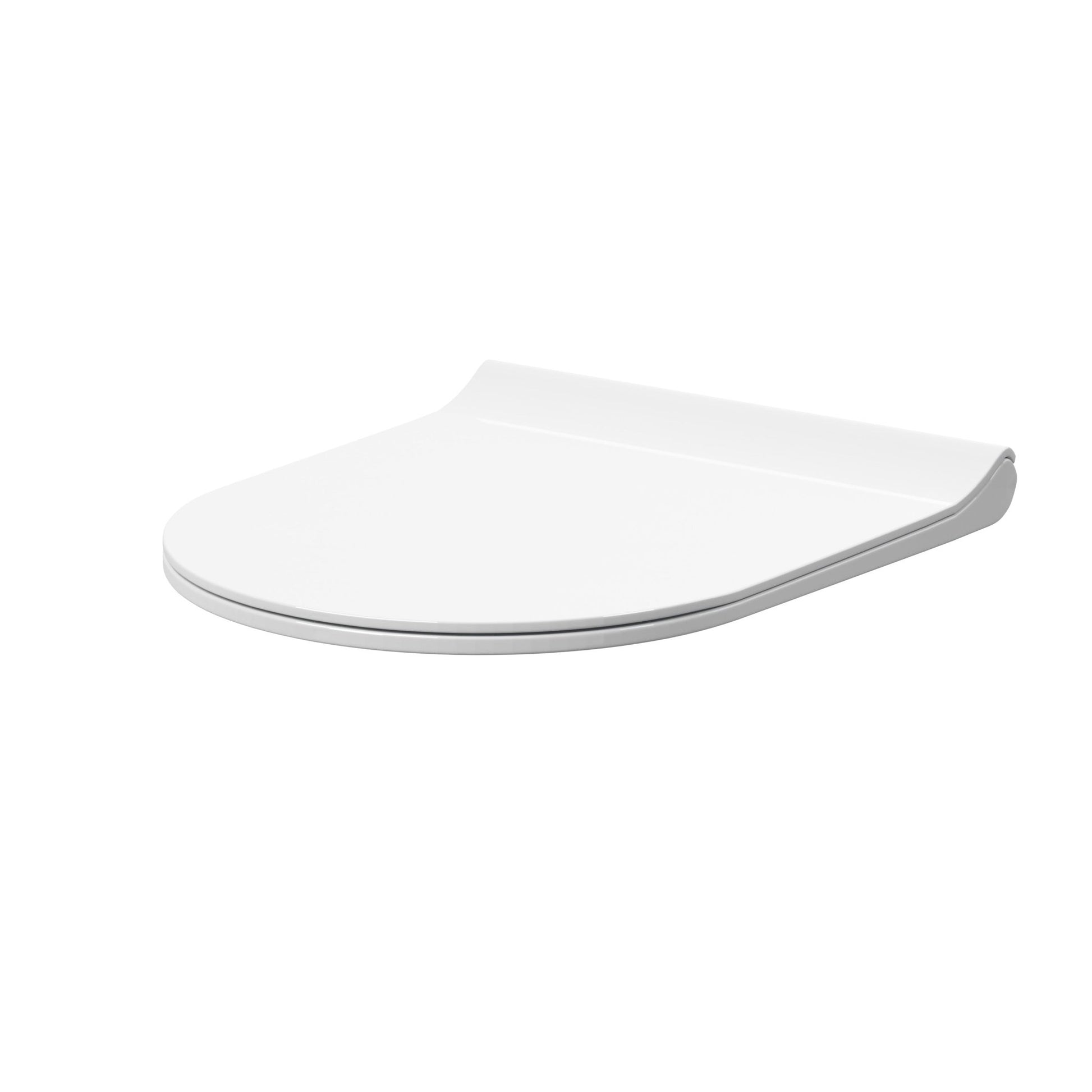 Nui Round Sandwich Seat Contemporary White Polypropylene,stainless Steel Nylon 18x354x422mm - JJ Building Materials